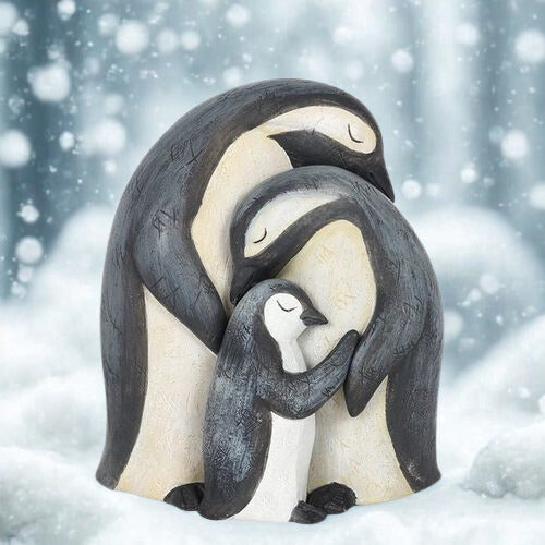 Penguin Family Ornament – Heart warming Holiday Gift