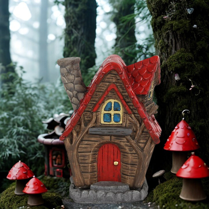 Fairy House Incense Cone Burner by Lisa Parker – Whimsical Smoke Chimney Design