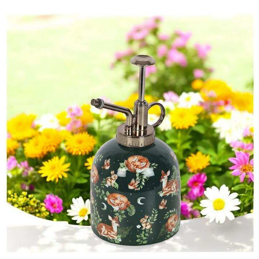 🌿 Woodland Ceramic Plant Mister – For Nature Lovers and Green-Thumbed Souls
