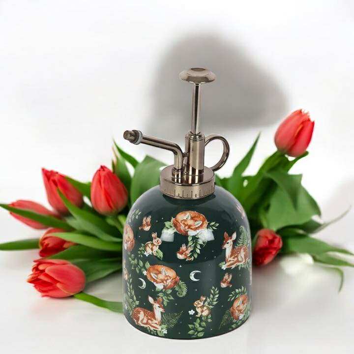 🌿 Woodland Ceramic Plant Mister – For Nature Lovers and Green-Thumbed Souls