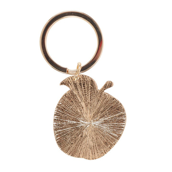 Apple-Shaped Enamel Teacher Keyring – A Sweet Thank You Gift