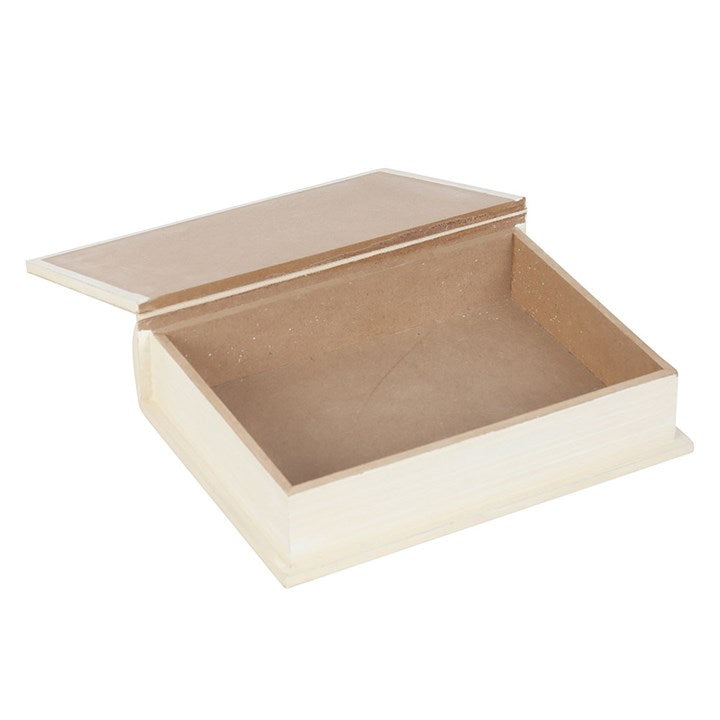 Book Spine Storage Box with Gold Detailing – Elegant Decorative Storage