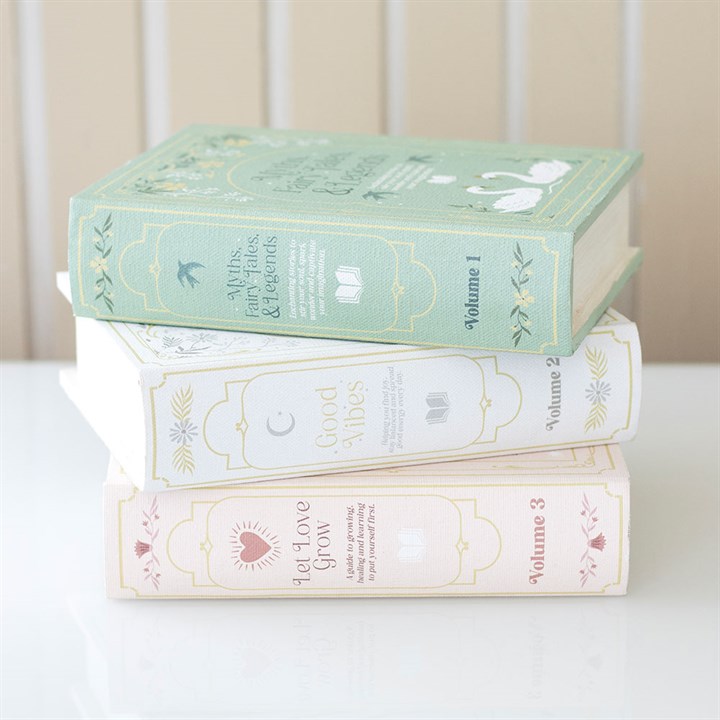 Book Spine Storage Box with Gold Detailing – Elegant Decorative Storage
