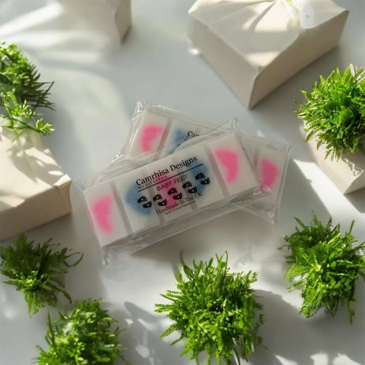 Baby Feet Wax Melt Snap Bar – Baby Powder Scent