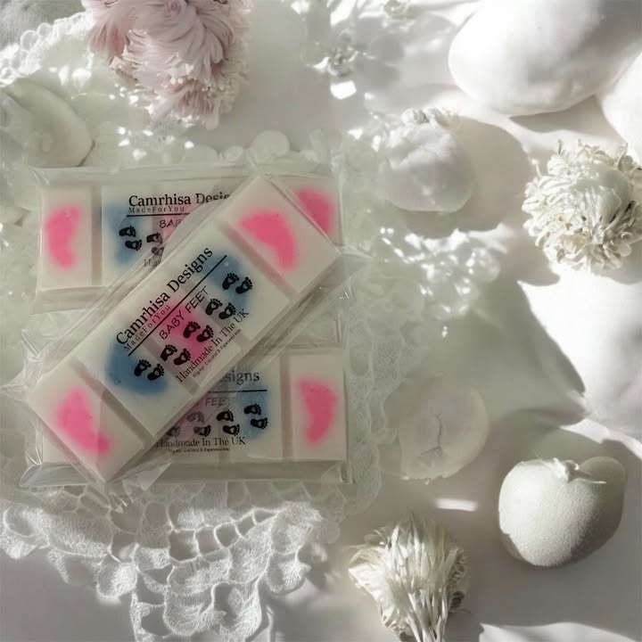 Baby Feet Wax Melt Snap Bar – Baby Powder Scent