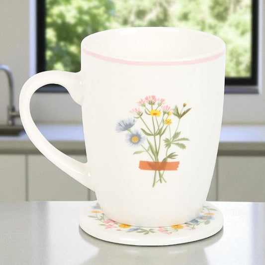 "If Mums Were Flowers, I’d Pick You" Mug & Coaster Gift Set