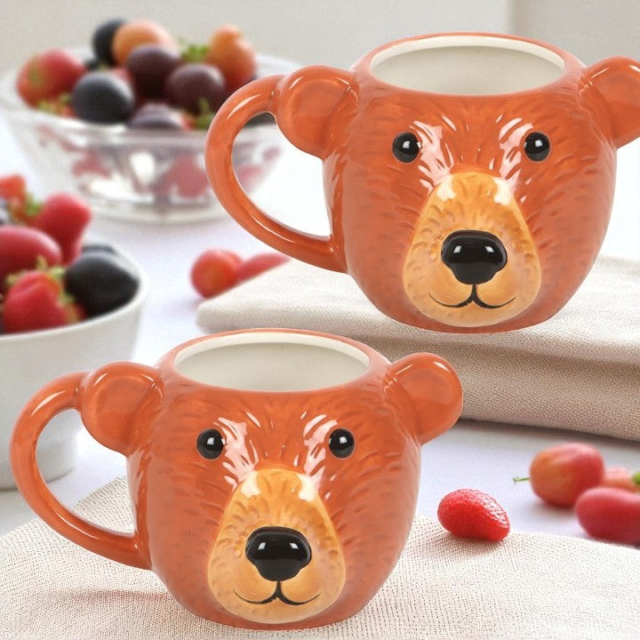 Bear Shaped Ceramic Mug