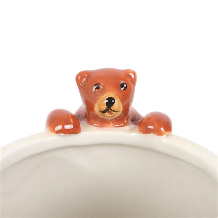 Sleepy Bear 3D Ceramic Mug – Cosy Morning Companion