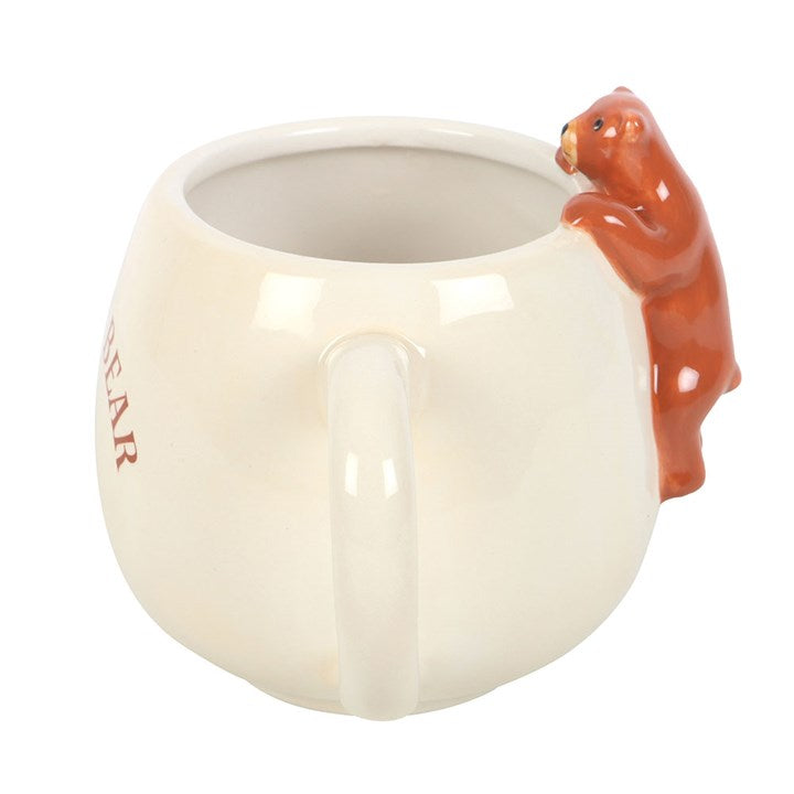 Sleepy Bear 3D Ceramic Mug – Cosy Morning Companion