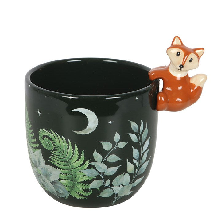 3D Fox & Forest Ceramic Plant Pot