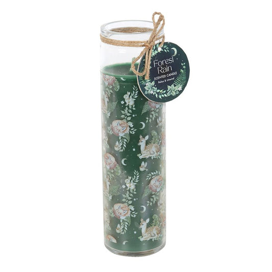 Forest Rain Tube Candle – Fox & Fawn Design, 50-Hour Burn Time