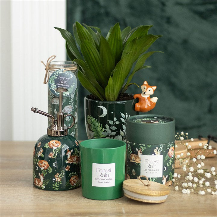 Forest Rain Tube Candle – Fox & Fawn Design, 50-Hour Burn Time