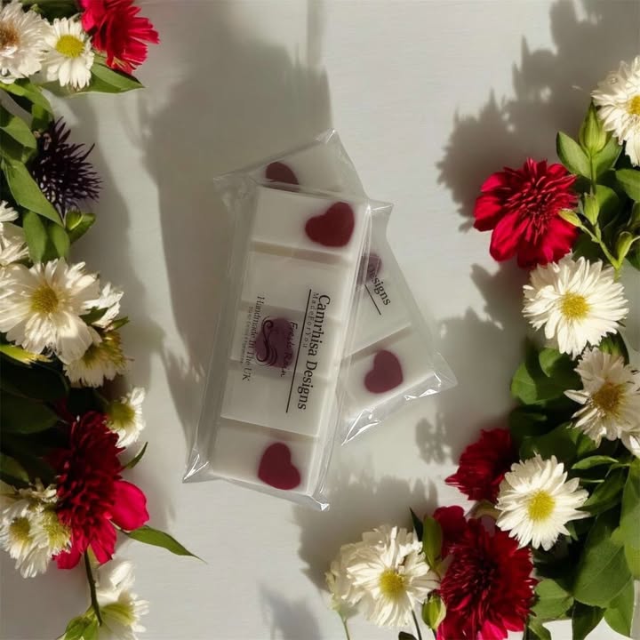 Heart Infused Wax Melt Snap Bar