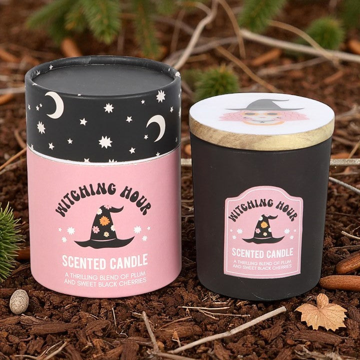 Witching Hour Plum and Black Cherry Candle