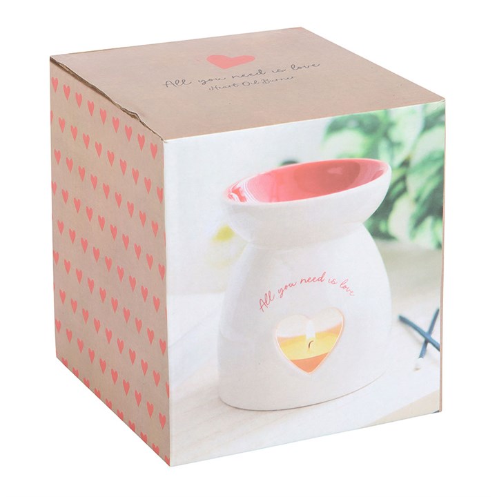 ❤️ All You Need Is Love – Ceramic Oil Burner & Wax Warmer