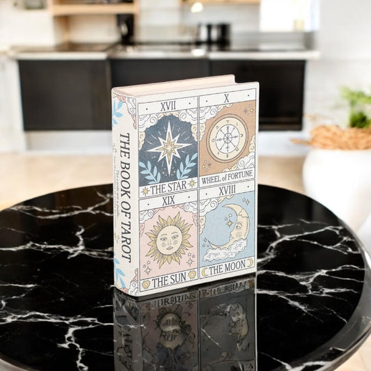 Vintage Tarot Book Shaped Storage Box