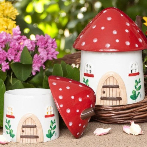 Mushroom House Oil Burner and Wax Warmer