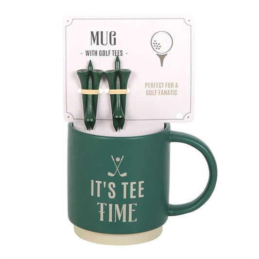 🏌️♂️ ‘It’s Tee Time’ Golf Mug Gift Set