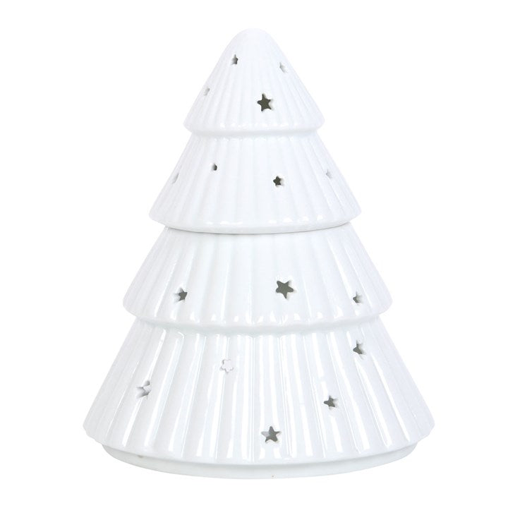 Christmas Tree Oil Burner & Wax Warmer – Festive Ceramic Fragrance Holder