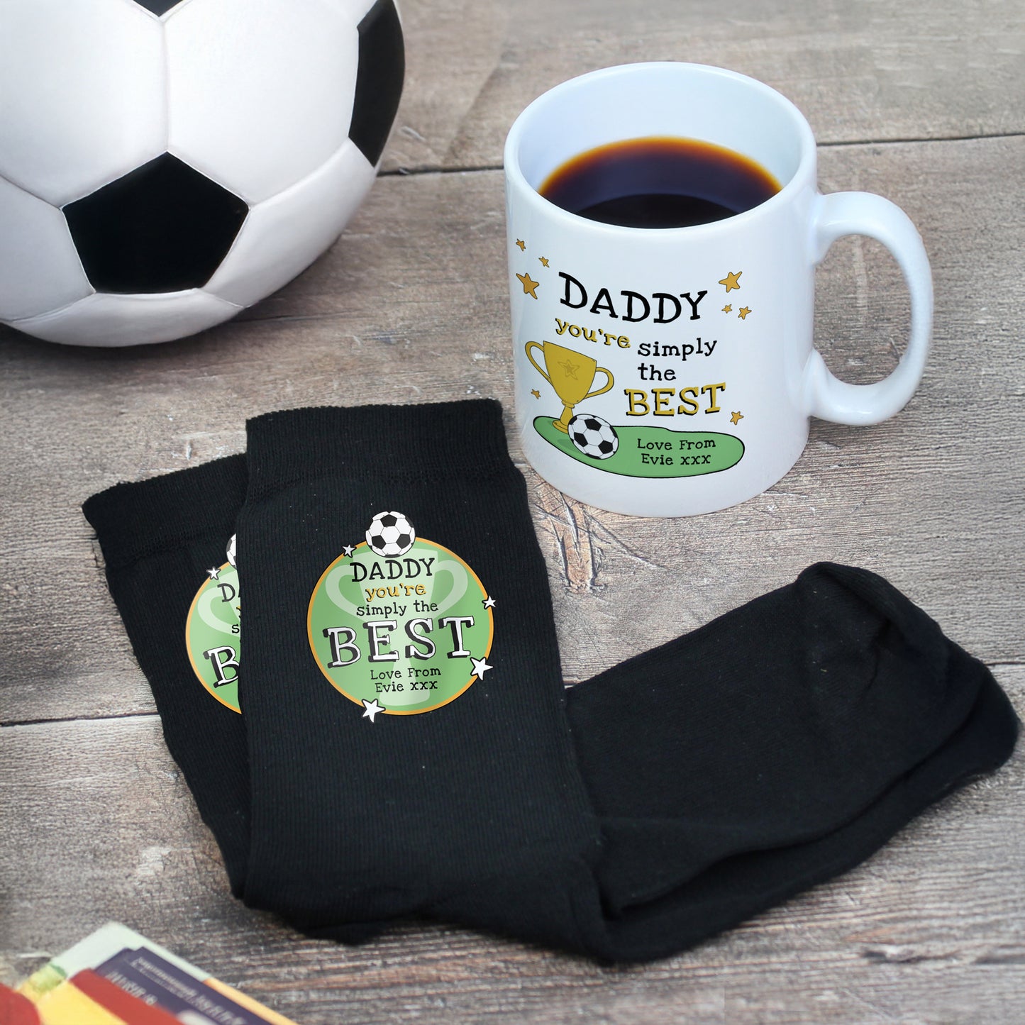 Personalised ‘Simply The Best’ Mug & Socks Gift Set