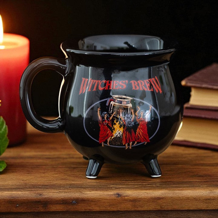 Witches' Brew Cauldron Mug by Steven Rhodes