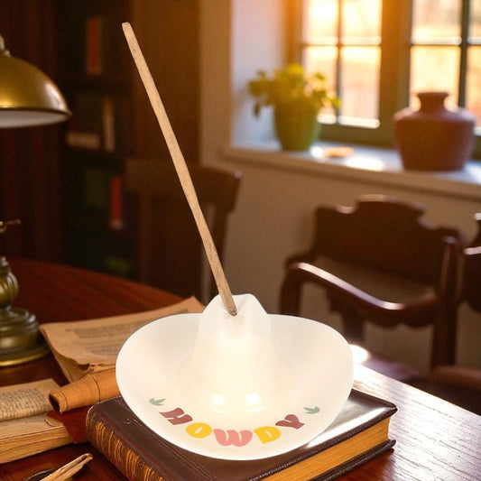 Cowboy Hat Incense Stick Holder – ‘Howdy’ Western Style