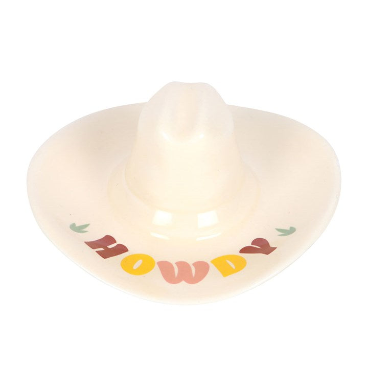 ‘Howdy’ Cowboy Hat Trinket Dish – Western-Inspired Home Décor