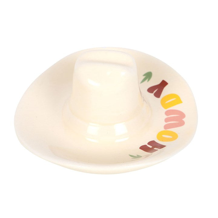 ‘Howdy’ Cowboy Hat Trinket Dish – Western-Inspired Home Décor