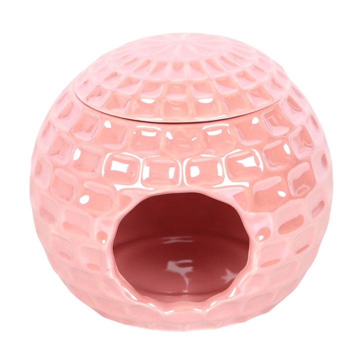 🕺✨ Pink Disco Ball Oil Burner — Get Your Groove On!