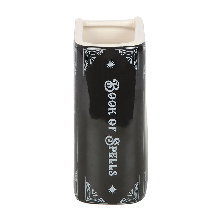 Book of Spells Ceramic Flower Vase – For a Floral Display Full of Magic