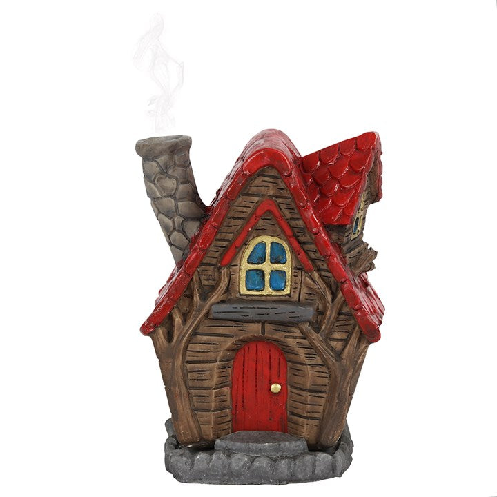 Fairy House Incense Cone Burner by Lisa Parker – Whimsical Smoke Chimney Design