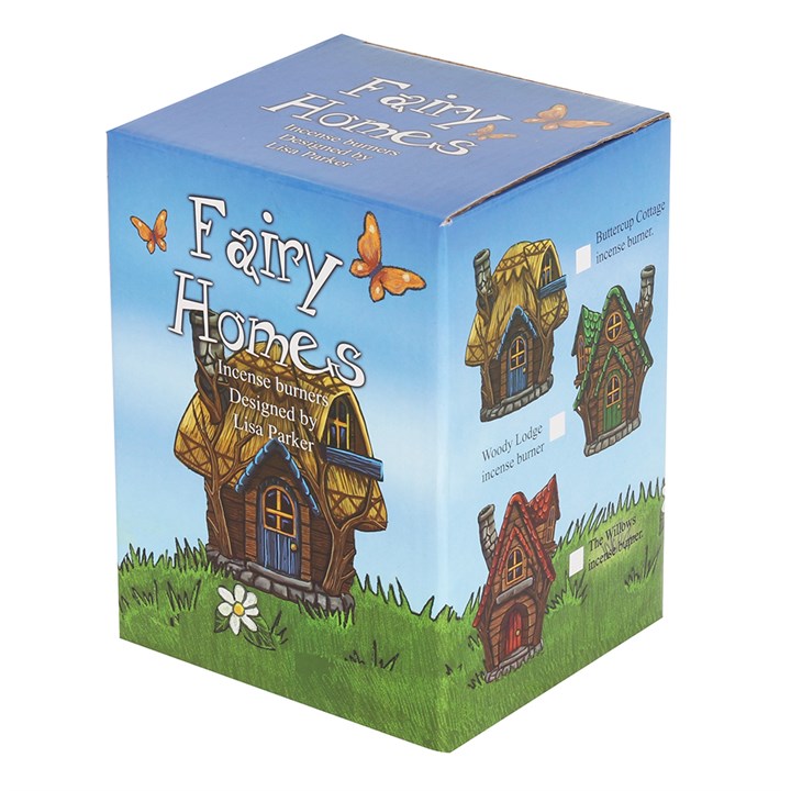 Fairy House Incense Cone Burner by Lisa Parker – Whimsical Smoke Chimney Design