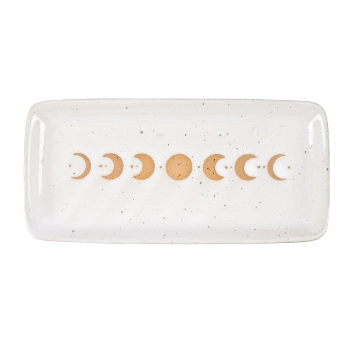 Moon Phase Ceramic Trinket Tray – 17cm