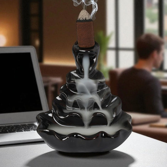 4-Tier Ripple Backflow Incense Burner