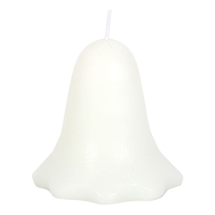 10cm Unscented Ghost Candle – Spooky Halloween Decoration