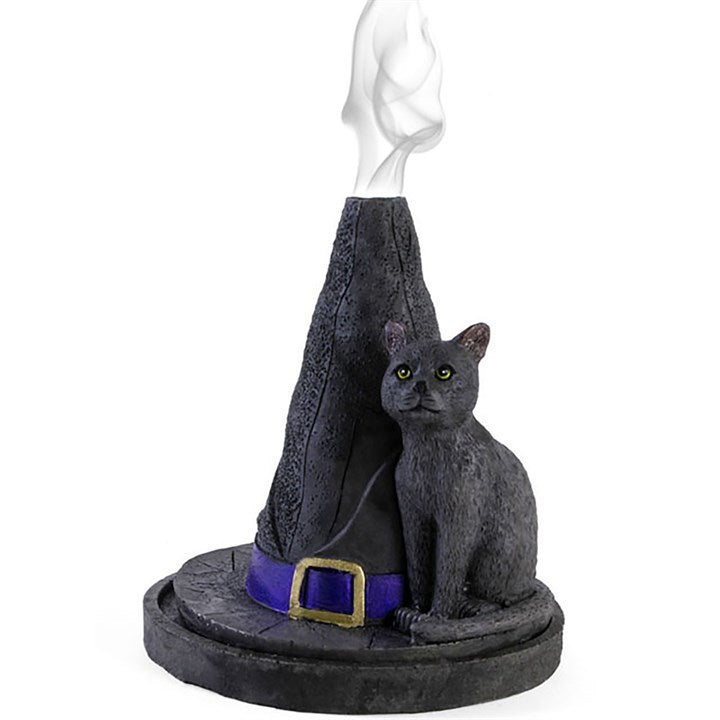 Witch Hat with Cat Incense Cone Holder – Lisa Parker Design