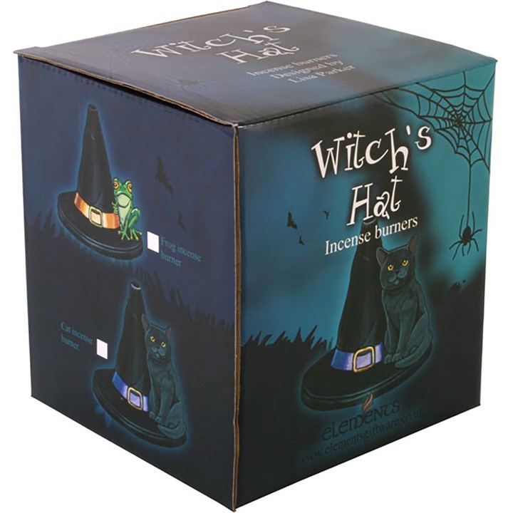 Witch Hat with Cat Incense Cone Holder – Lisa Parker Design