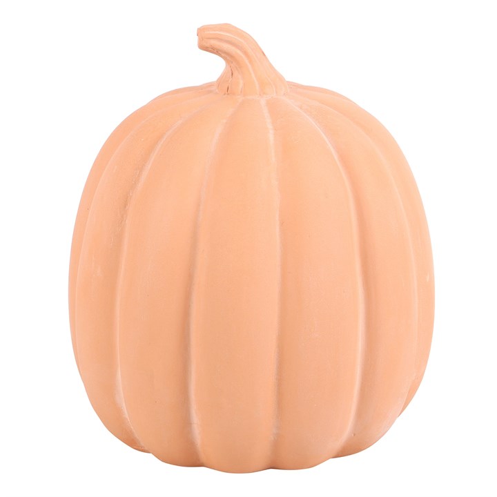22cm Terracotta Pumpkin Ornament – Reusable Halloween Decoration