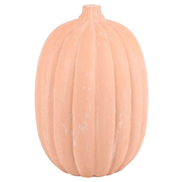 30cm Terracotta Pumpkin Ornament – Halloween Decor