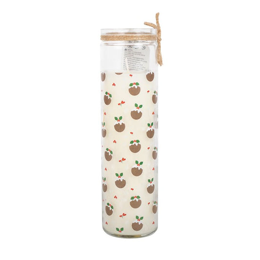 Christmas Pudding Scented Advent Tube Candle