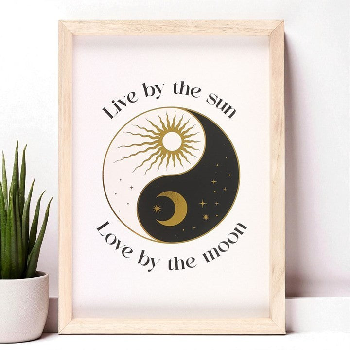 Yin Yang Framed Wall Art Print