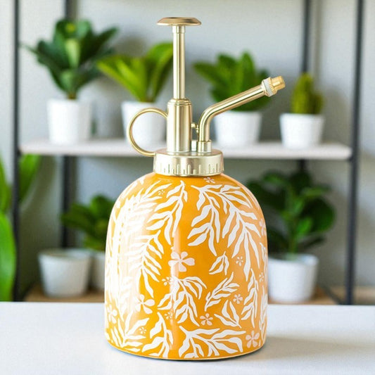 Yellow Leaf Ceramic Plant Mister – 400ml