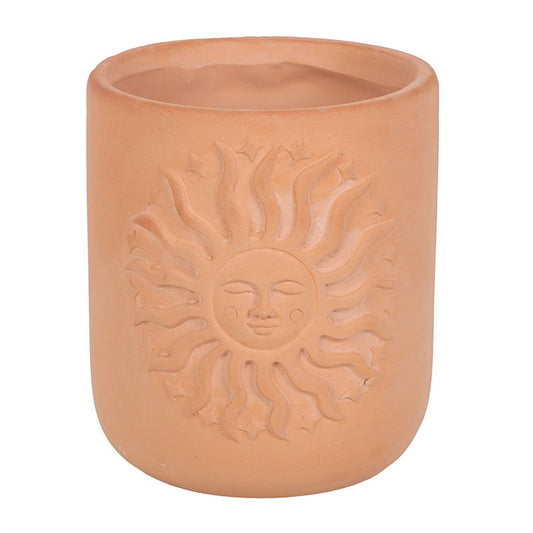 Boho Terracotta Sun Plant Pot