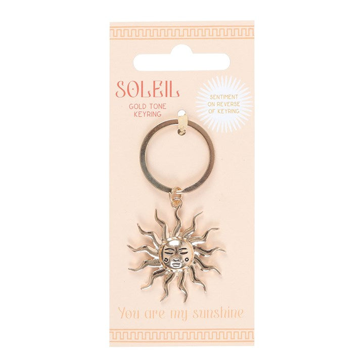 Radiant Sun Keyring – 'You Are My Sunshine'
