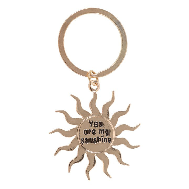 Radiant Sun Keyring – 'You Are My Sunshine'