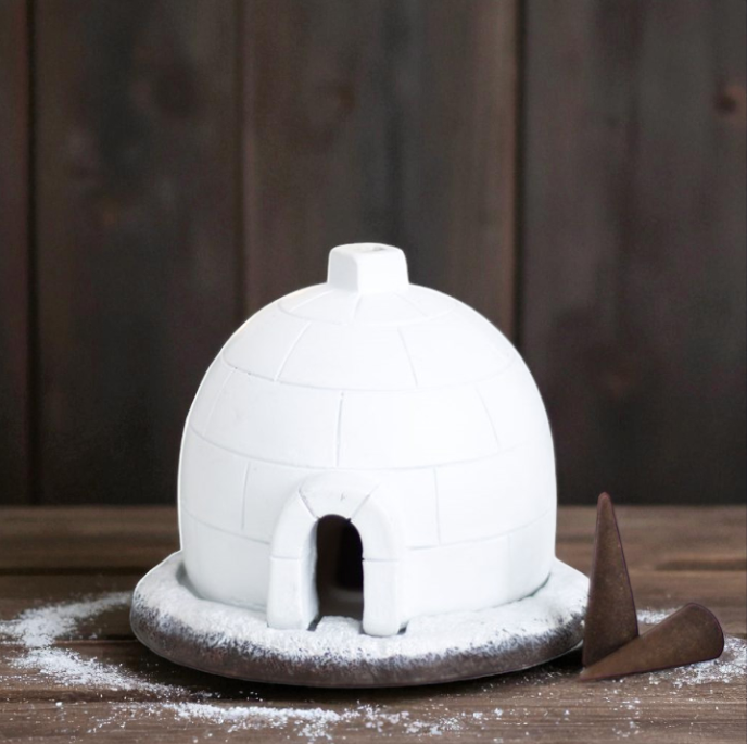 Winter Igloo Incense Cone Burner – A Touch of Arctic Magic