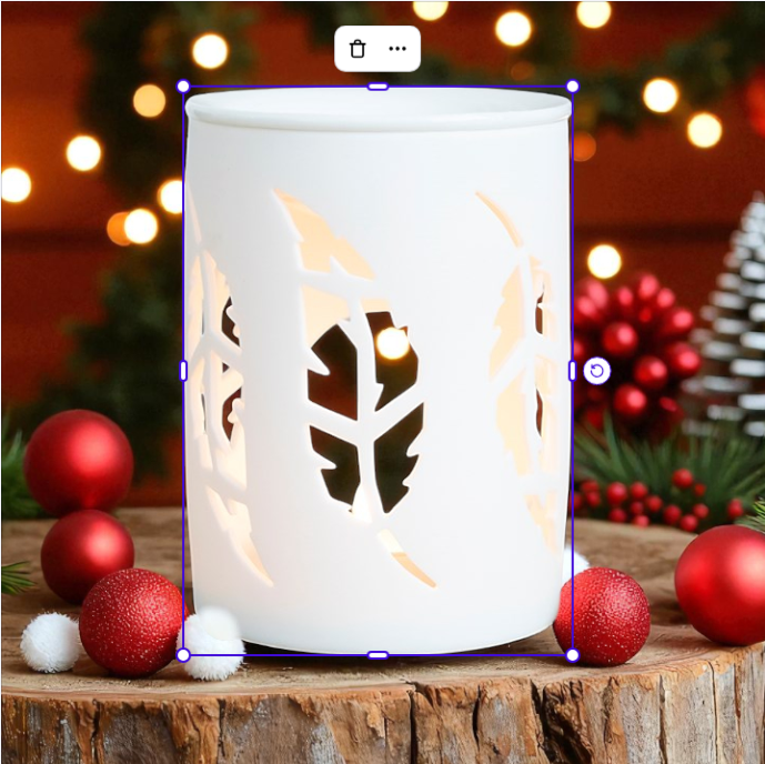 White Feather Cut Out Oil Burner – Elegant Fragrance & Cosy Glow