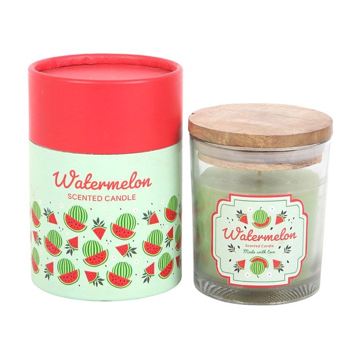 Watermelon Scented Candle in Gift Box – 25hr Burn