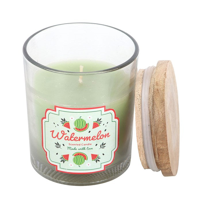 Watermelon Scented Candle in Gift Box – 25hr Burn