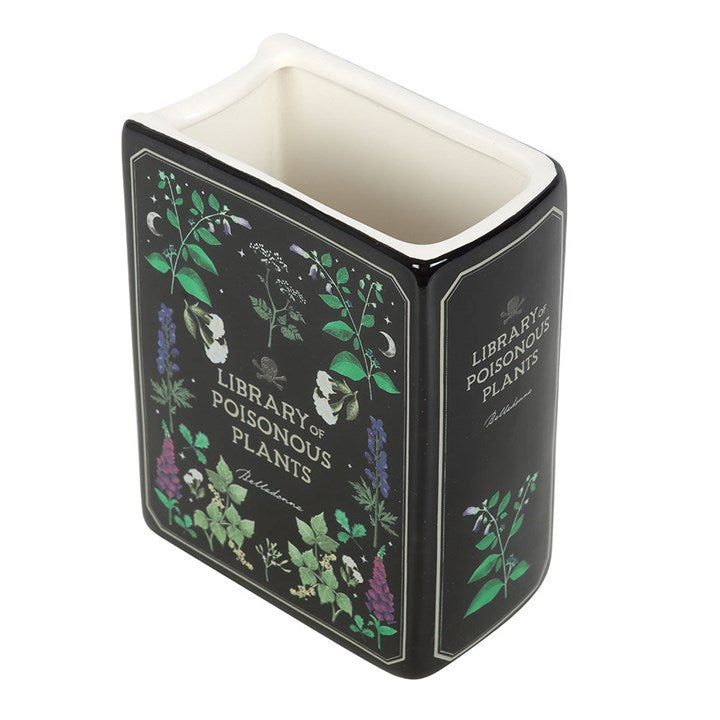 Library of Poisonous Plants Ceramic Book Vase